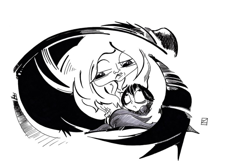 Ilustración Cine Babadook