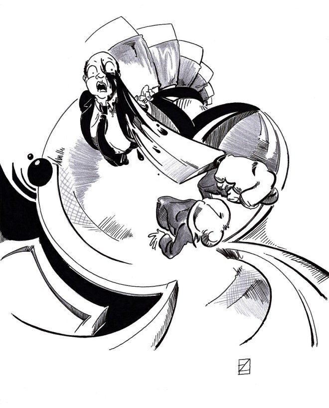 Ilustración Cine Psicosis