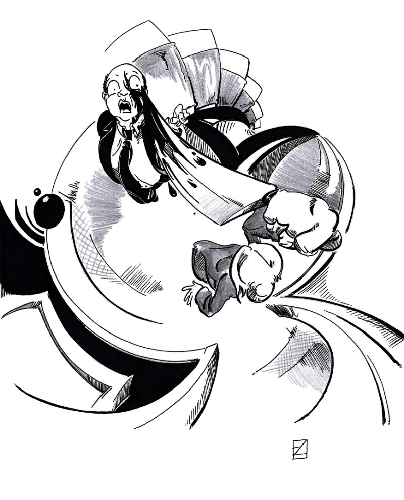 Ilustración Cine Psicosis