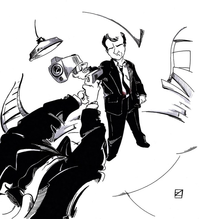Ilustración Cine Reservoir Dogs