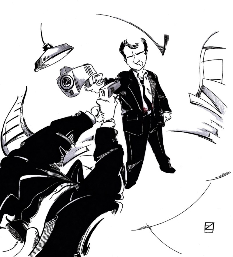 Ilustración Cine Reservoir Dogs
