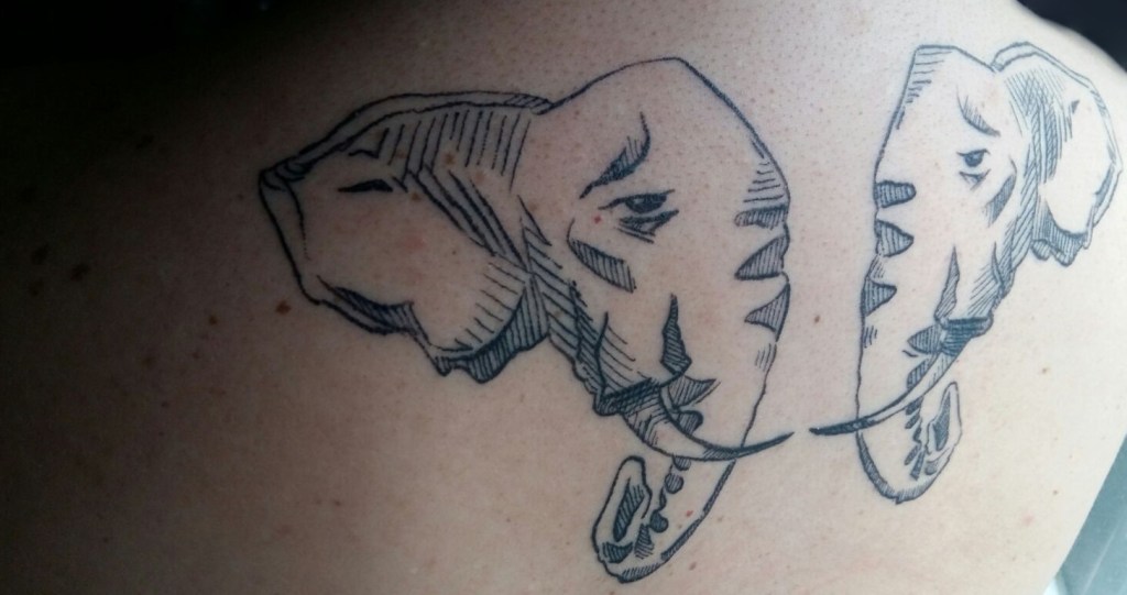 tatuaje elefante