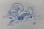 12. Whale – Inktober 2018